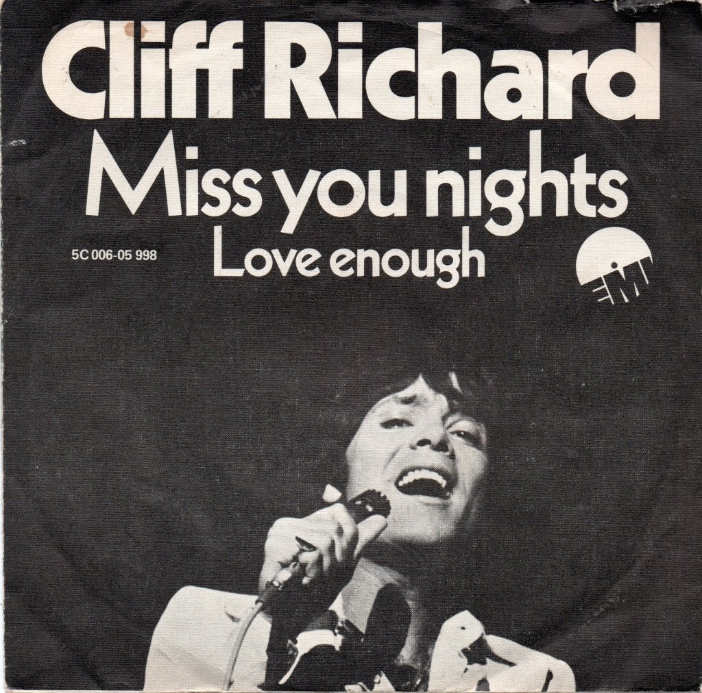 Cliff Richard - Miss you nights, Gebruikt, 7 inch, Ophalen of Verzenden, Pop