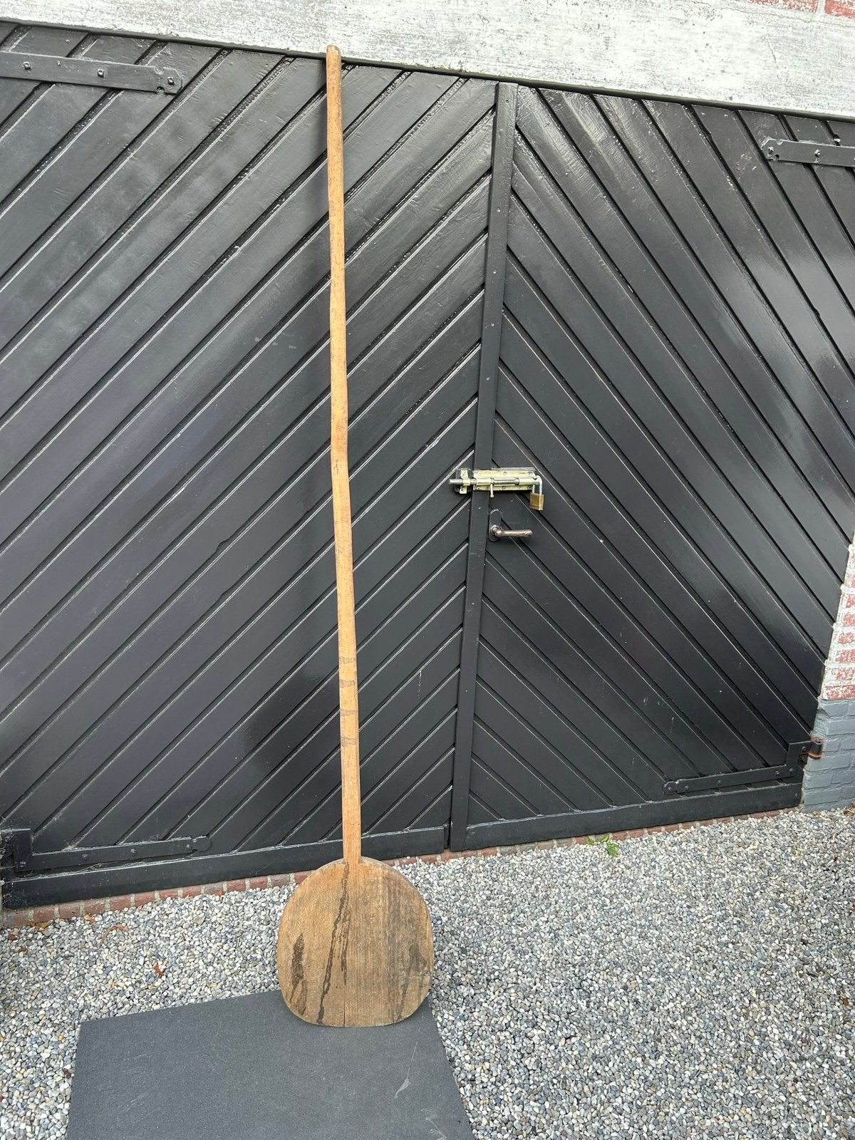 Antieke houten bakkersschop - Broodschop, Antiek en Kunst, Ophalen