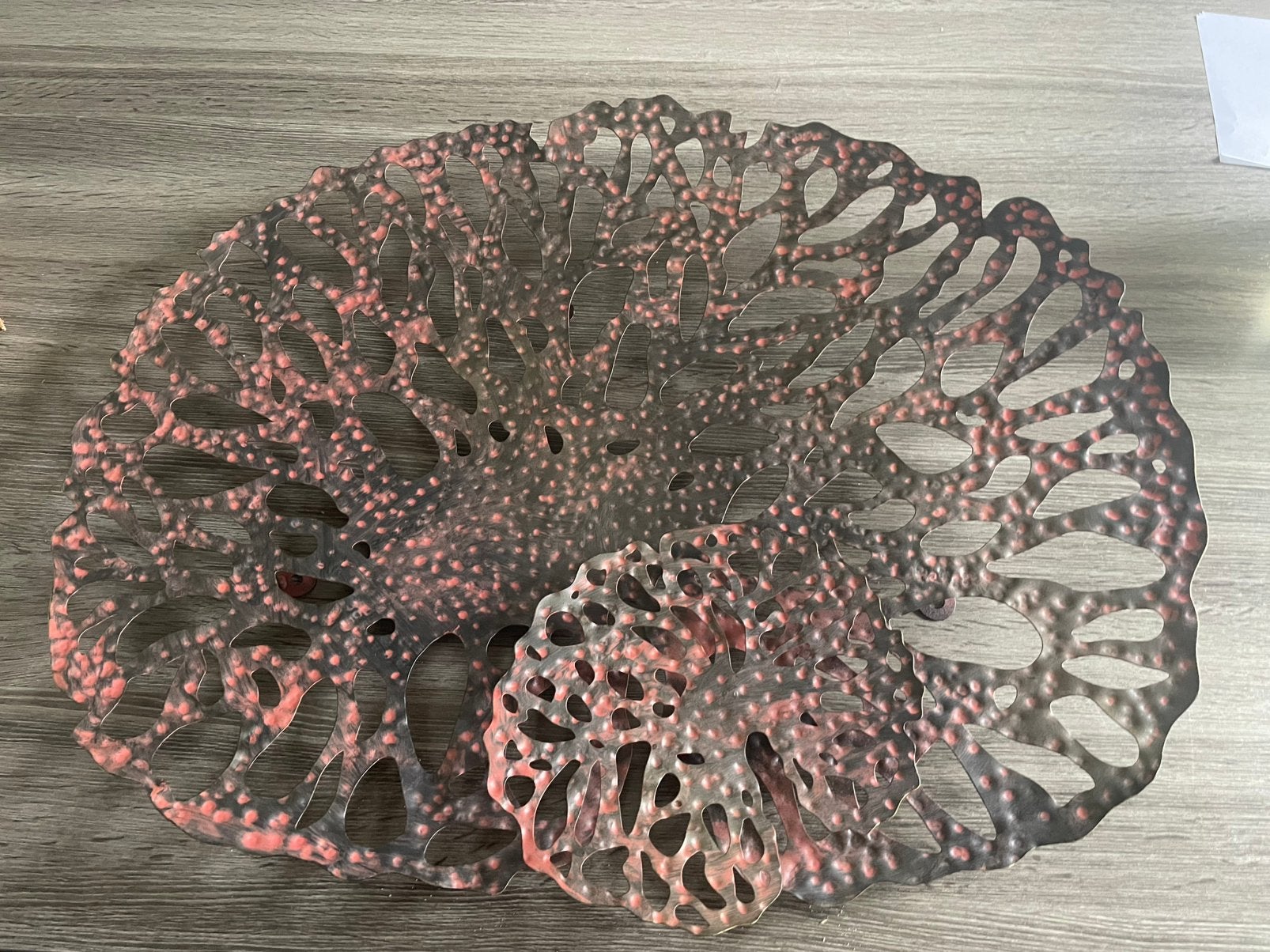 Grote wanddecoratie 70 x 60 cm, Overige materialen, Schaal, Ophalen of Verzenden, Zo goed als nieuw