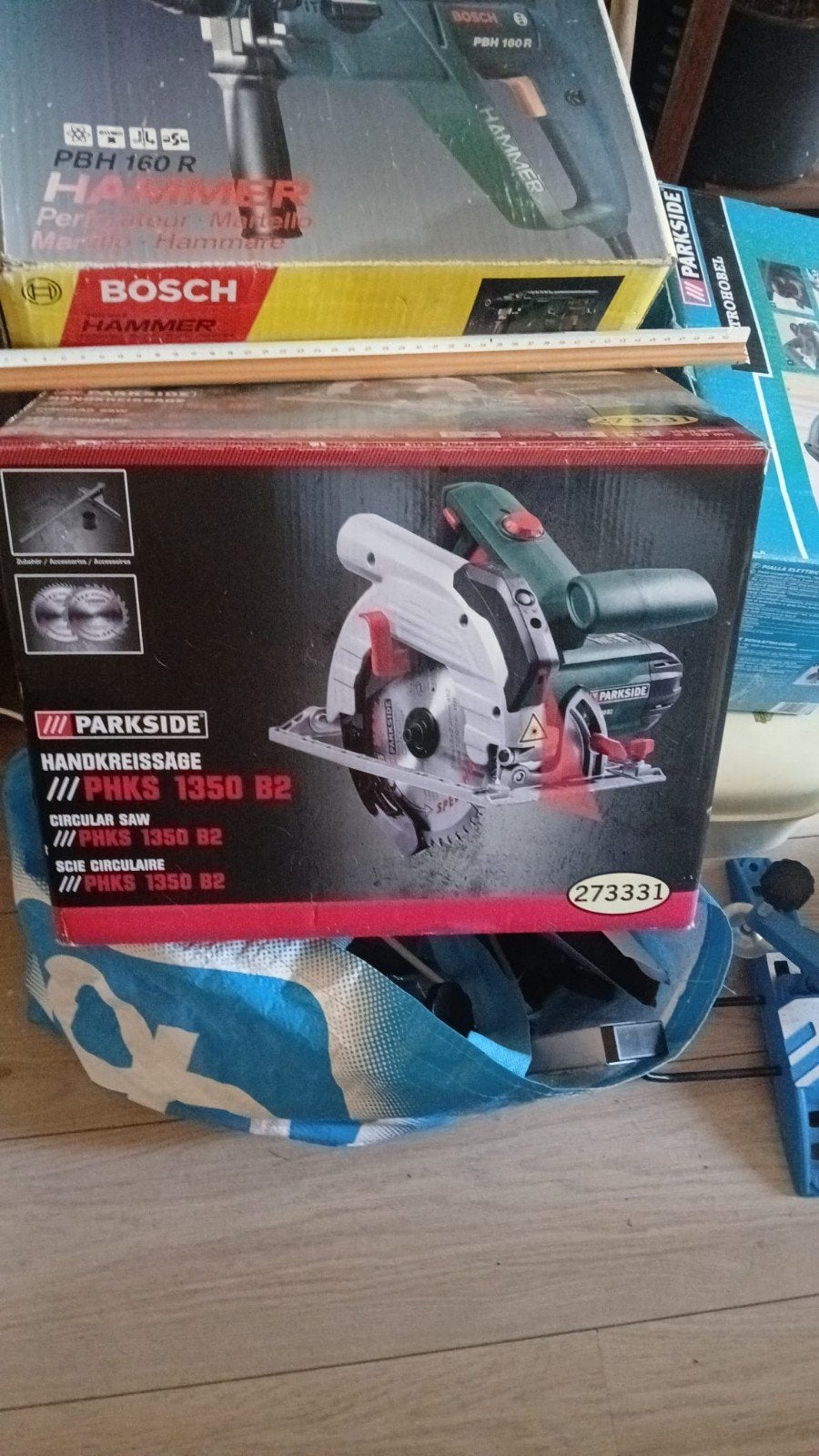 tk cirkelzaag nieuw in doos, Ophalen, Cirkelzaag, Nieuw, 30 tot 70 mm