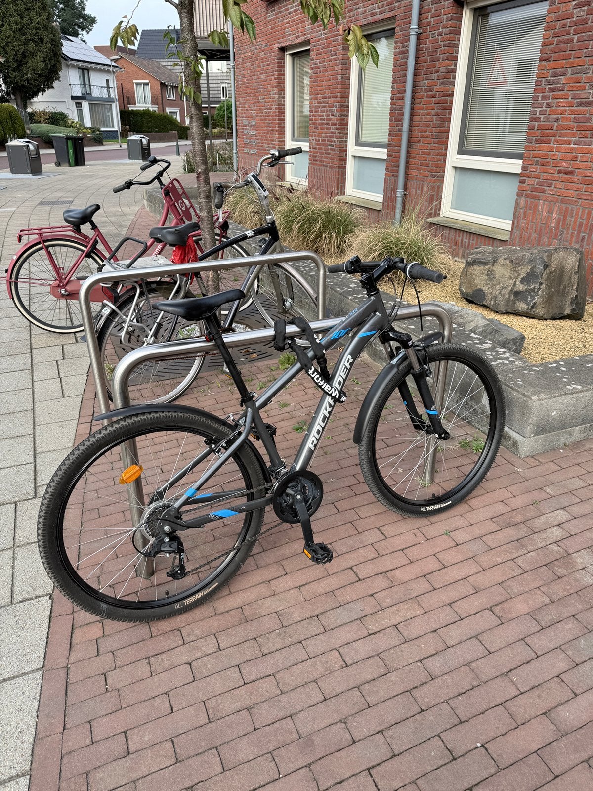 ROCKRIDER ST 100 3x7 speed microshift/shimano grijs.