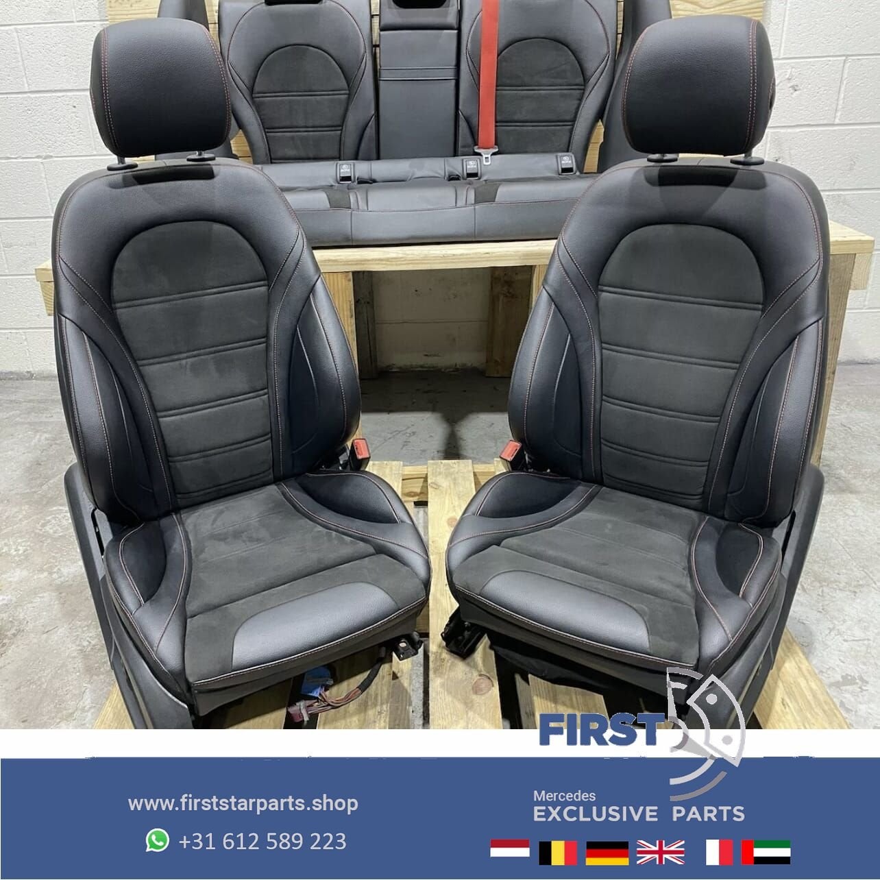 W205 C43 C63 s AMG Edition GT Stoelen Elektrisch MEMORY VOL, Auto-onderdelen, Interieur en Bekleding, Gebruikt, -, Ophalen of Verzenden