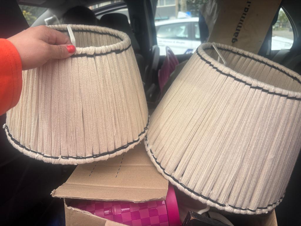 Lampen Kappen hand gemaakt uit India, Ophalen, Zo goed als nieuw, Boho, Minder dan 50 cm