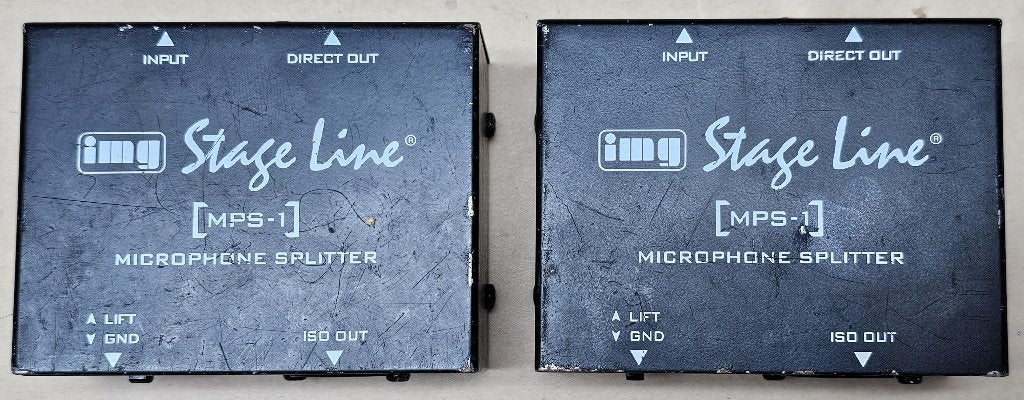 IMG Stage Line XLR aansluitbox set van 2 stuks, Ophalen of Verzenden, Gebruikt, Licht, Geluidgestuurd