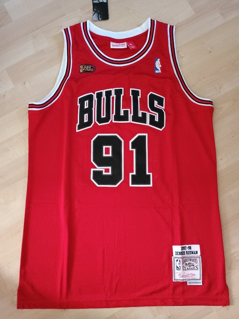 Chicago Bulls Retro Jersey Rodman 98 Finals maat: L, Ophalen of Verzenden, Nieuw, Kleding