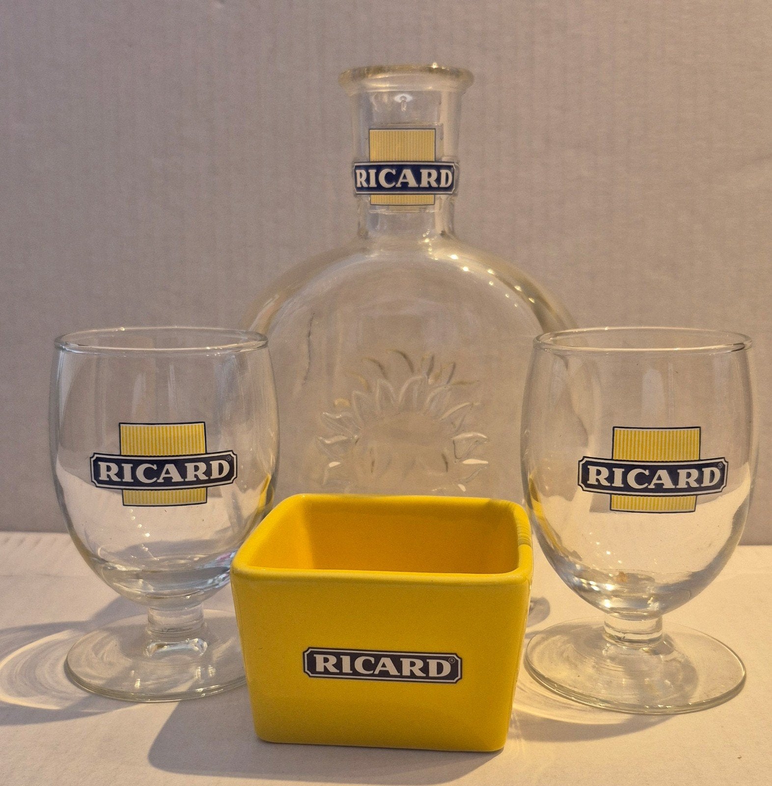 Ricard setje (Q), Ophalen of Verzenden, Borrel- of Shotglas