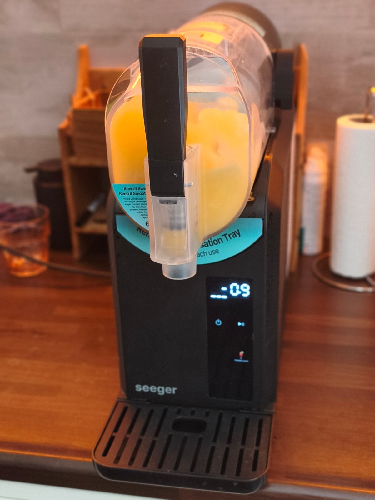 Amper gebruikte Seeger slush machine - Zo goed als nieuw, Ophalen, Zo goed als nieuw