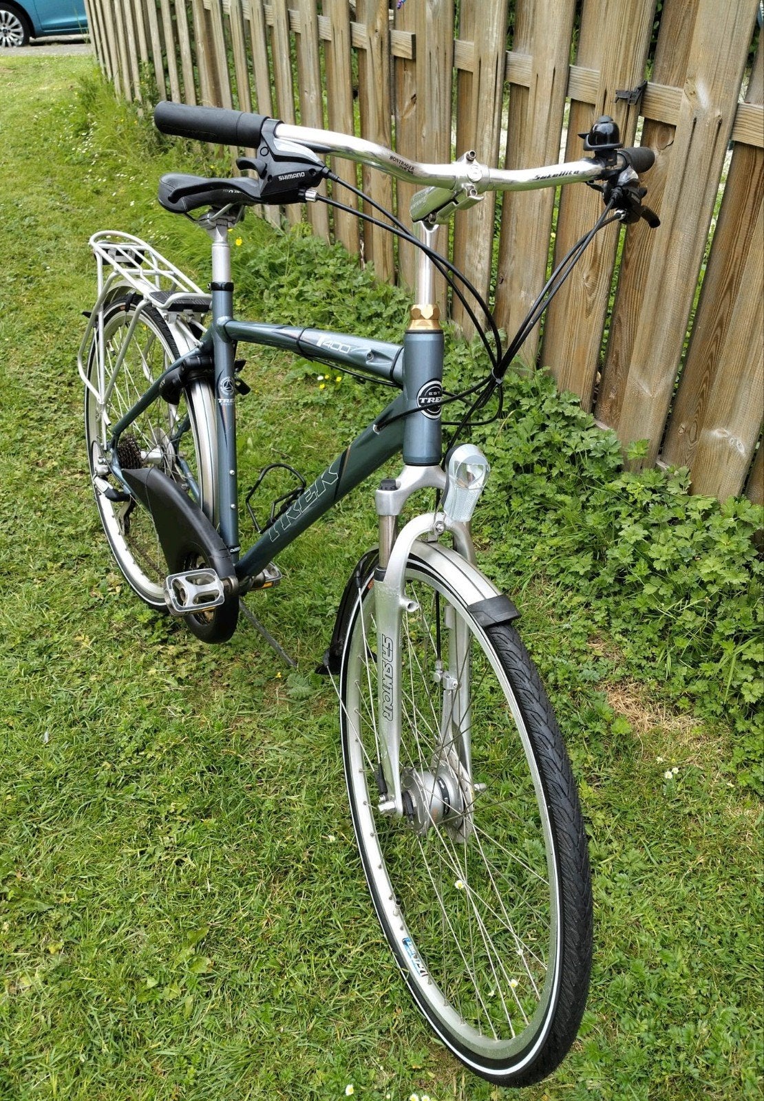 TREK T400 Navigator Hybride Herenfiets NAGEKEKEN & RIJKLAAR, Gebruikt, Versnellingen, Ophalen, Overige merken