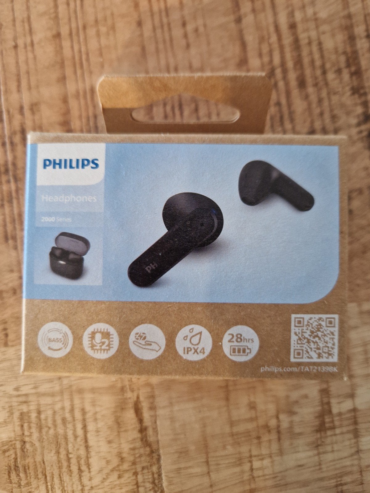 Philips TAT2139BK/00 Draadloze In-ear Koptelefoon Zwart, Draadloos, Nieuw, Ophalen of Verzenden, Zwart