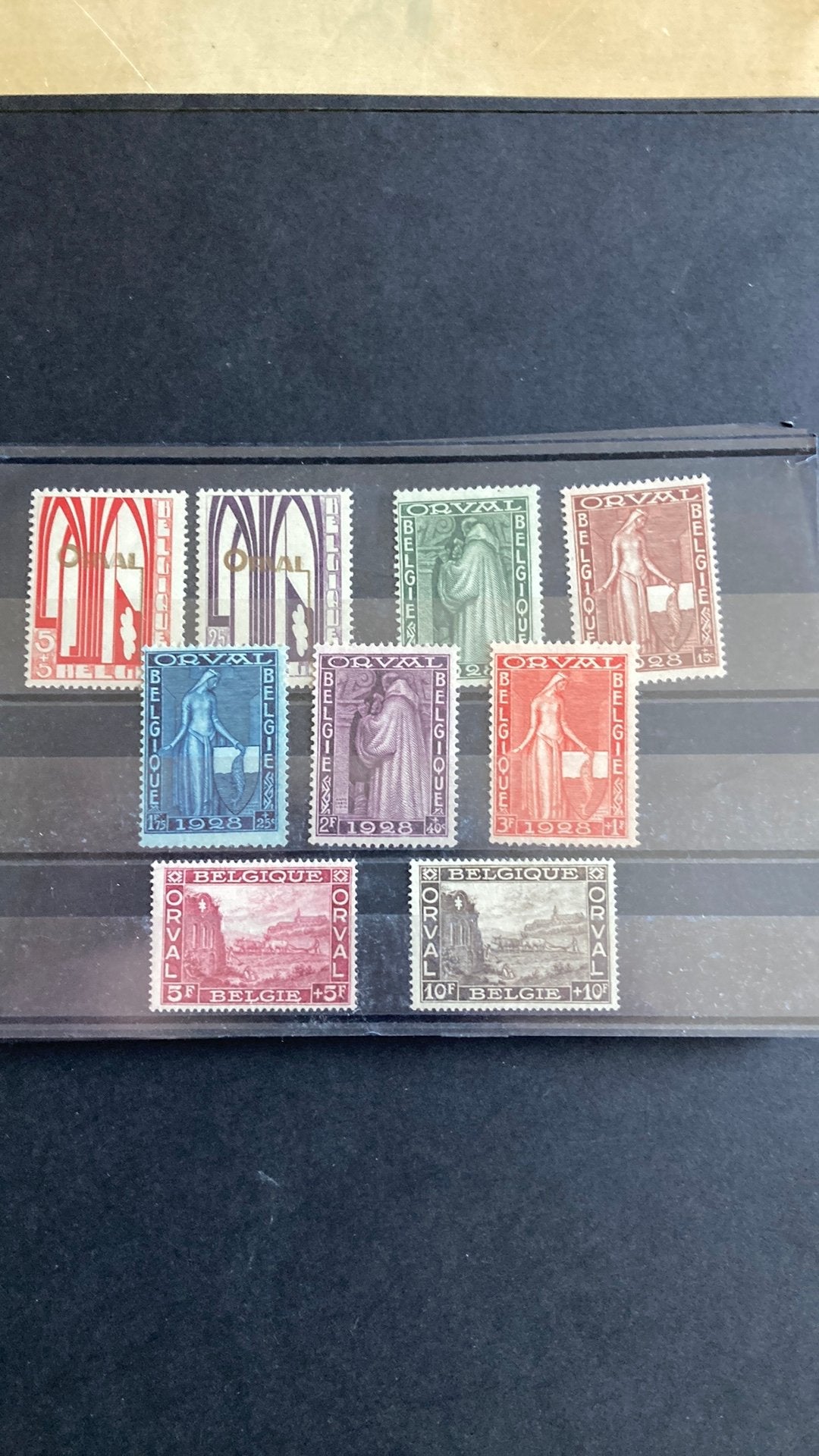 België 258/66 met plakker/1516, Ophalen of Verzenden