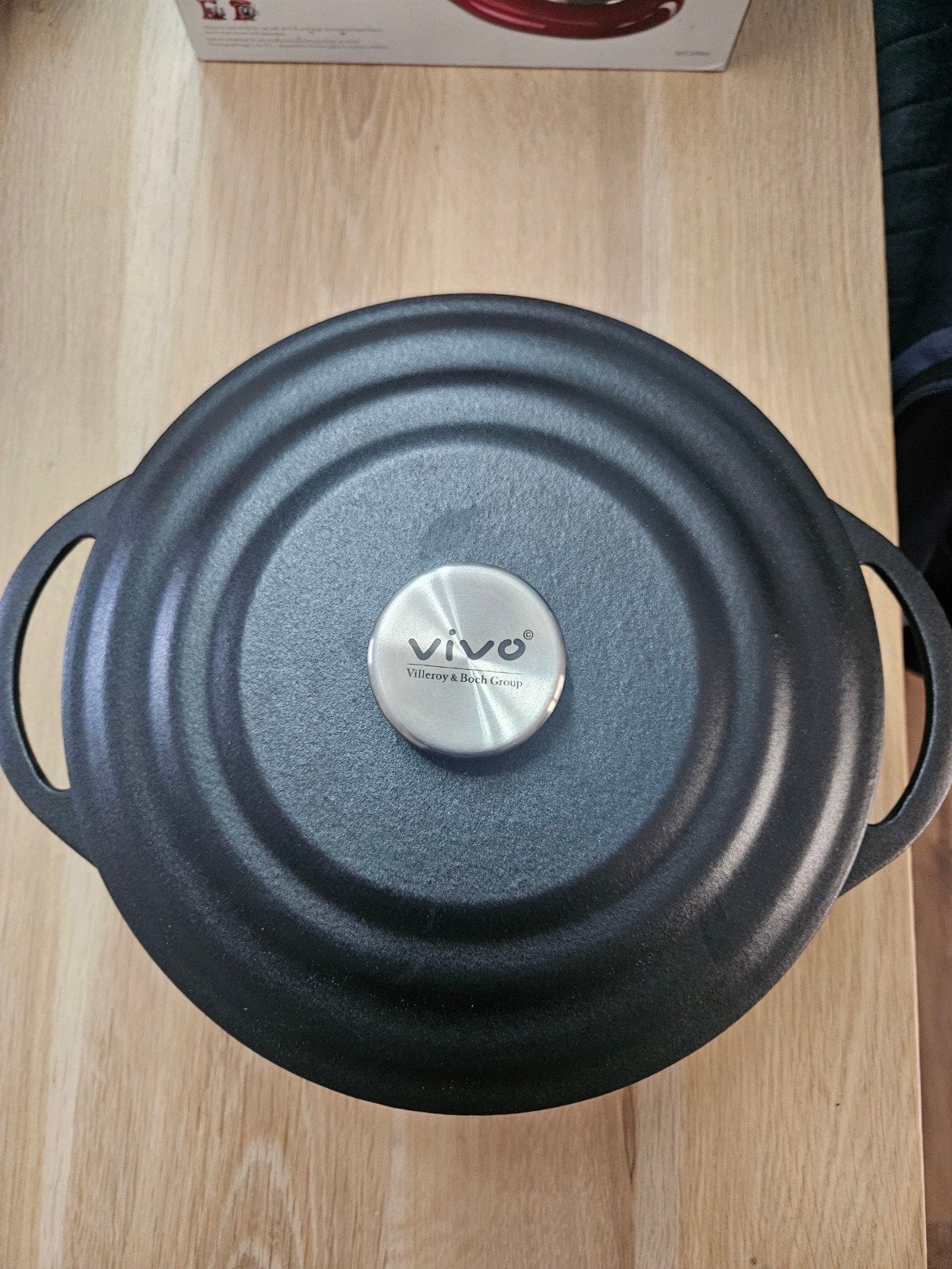 Vivo Villeroy & Boch Gietijzeren Braadpan 24cm 4.2L, Ophalen, Gebruikt, Gietijzer, Koekenpan of Braadpan