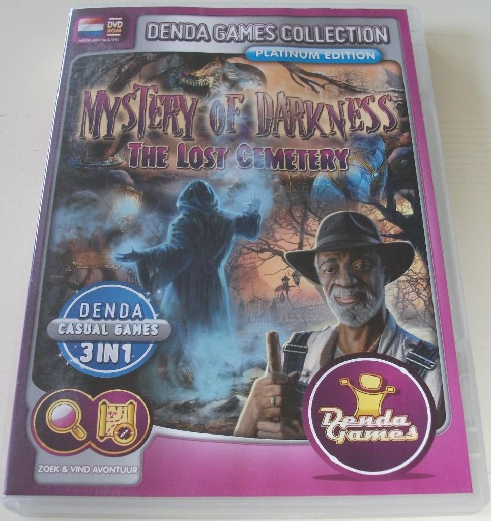PC Game *** MYSTERY OF DARKNESS *** The Lost Cemetery, Puzzel en Educatief, 1 speler, Ophalen of Verzenden, Zo goed als nieuw
