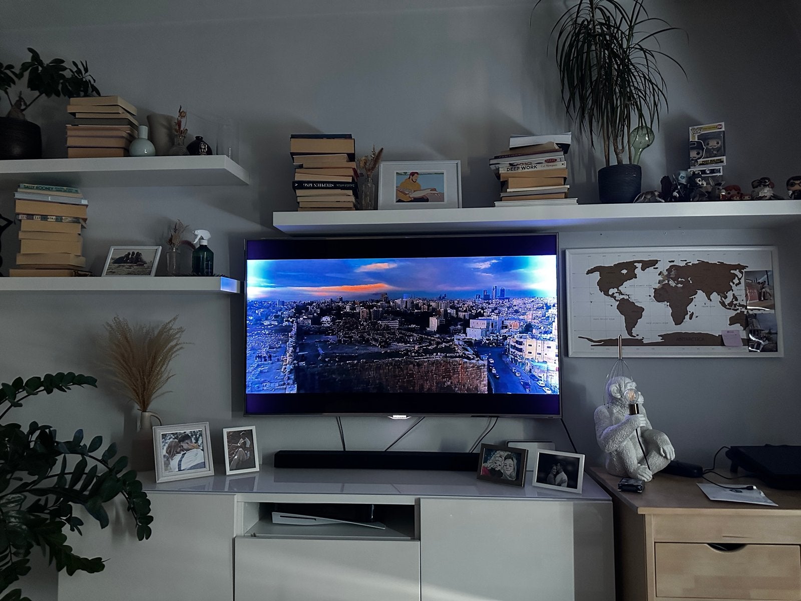 Samsung TV - Geluid defect, inclusief muurbeugel en Chromeca, Ophalen of Verzenden, 100 Hz, Samsung, 40 tot 60 cm