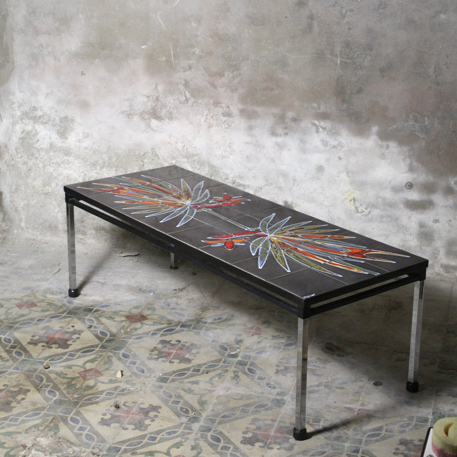 Originele Adri Belarti Salontafel - Vintage ‘60/‘70s, Huis en Inrichting, Tafels | Salontafels, Gebruikt, Minder dan 50 cm, Rechthoekig