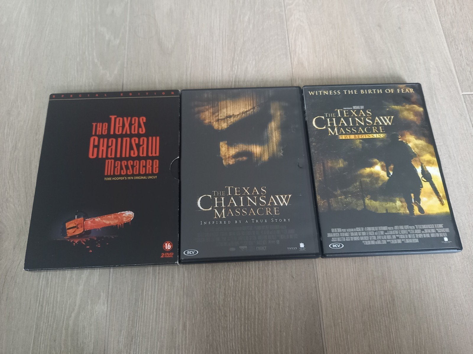 The Texas Chainsaw Massacre trilogie, Cd's en Dvd's, Vanaf 16 jaar, Ophalen of Verzenden, Zo goed als nieuw, Slasher