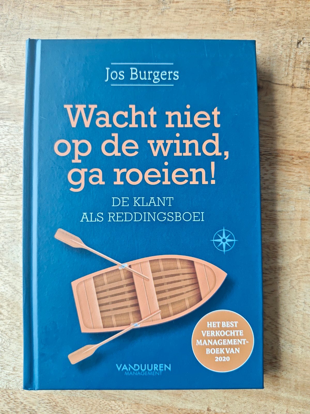 Wacht niet op de wind, ga roeien! - Jos Burgers, Ophalen of Verzenden, Zo goed als nieuw, Management, Jos Burgers