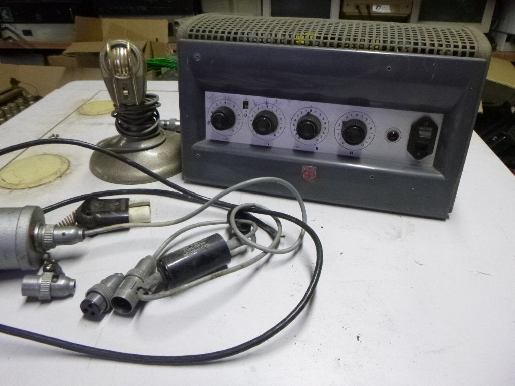 Philips EL6411 buizenversterker, Audio, Tv en Foto, Ophalen of Verzenden, Versterker