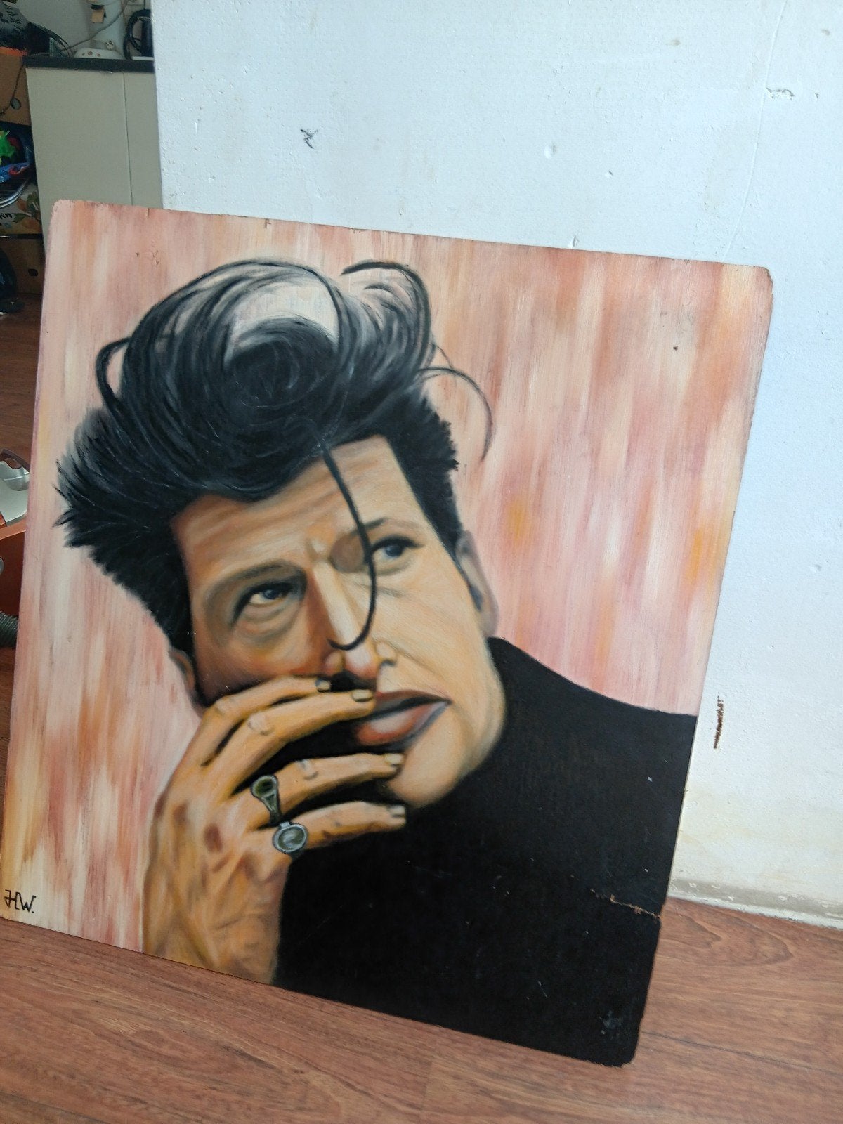 Schilderij Herman Brood, Doek, Portret of Personen, Expressionistisch, Ophalen of Verzenden