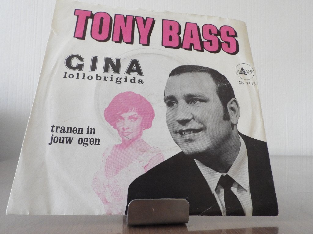 Tony Bass  – Gina Lollobrigida - Tranen in jou ogen, Ophalen of Verzenden, Zo goed als nieuw, Nederlandstalig