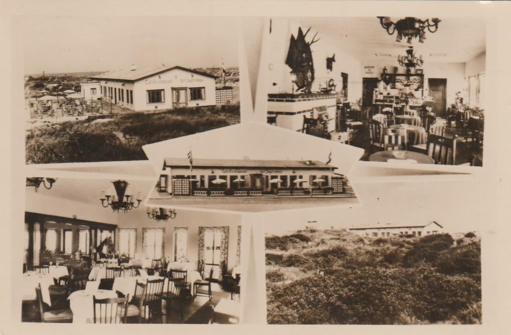 HOEK VAN HOLLAND Restaurant Het Jagershuis 1953, Verzenden, 1940 tot 1960, Gelopen, Zuid-Holland