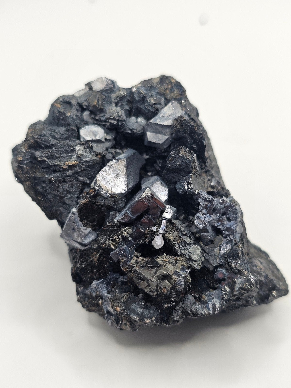 Galena met Pyriet uit Bulgarije - Prachtig Mineraal, Ophalen of Verzenden, Mineraal