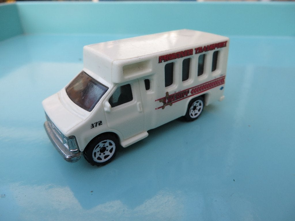 Matchbox Chevrolet GM PRISON Transport Bus, Ophalen of Verzenden, Zo goed als nieuw, Bus of Vrachtwagen