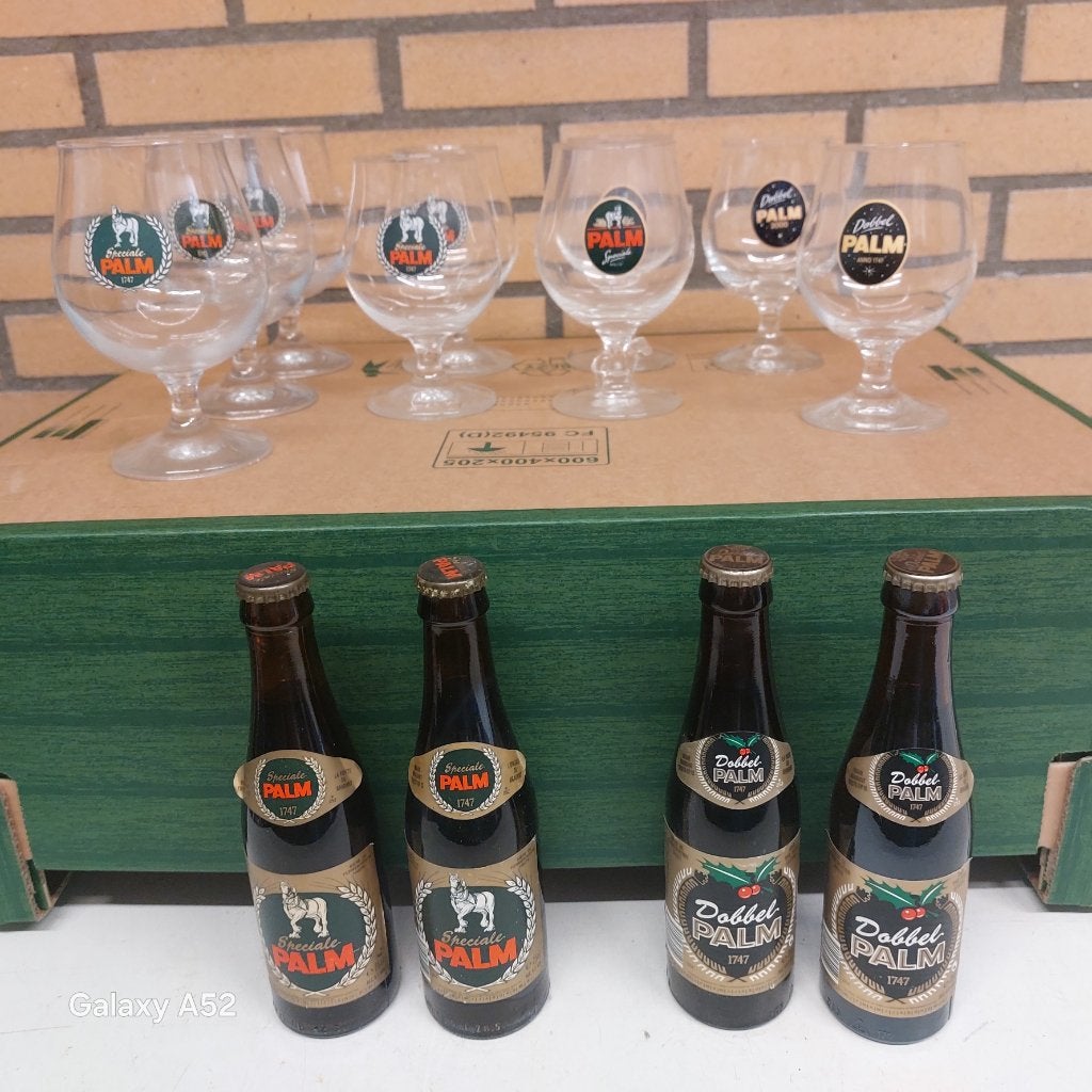 Palm bierflesjes en glazen, Ophalen of Verzenden, Zo goed als nieuw, Glas of Glazen, Palm