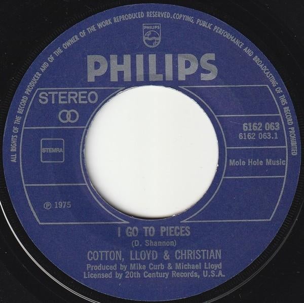 Lloyd Cotton & Christian - I Go To Pieces (Single), Ophalen of Verzenden, Gebruikt, Pop