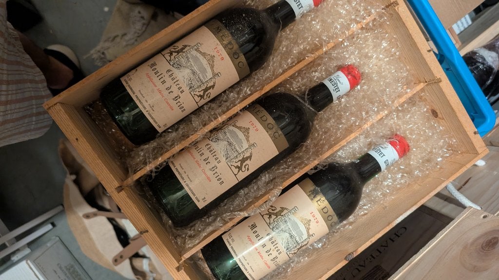 Gratis - Medoc 1979, Ophalen, Gebruikt, Frankrijk, Rode wijn