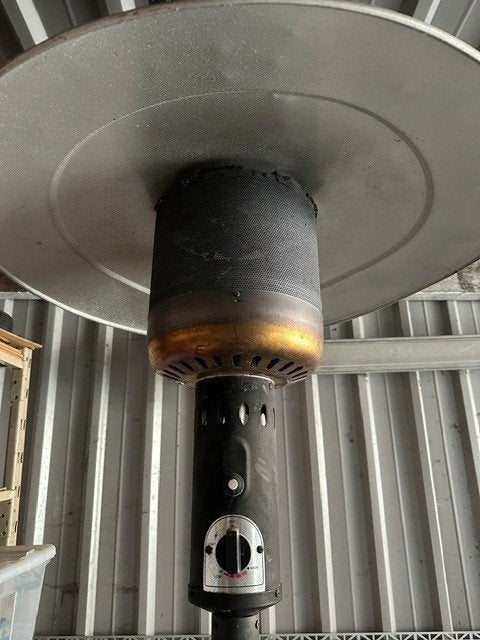 Terrasverwarmer, Ophalen, Gebruikt, Gas, Vloer