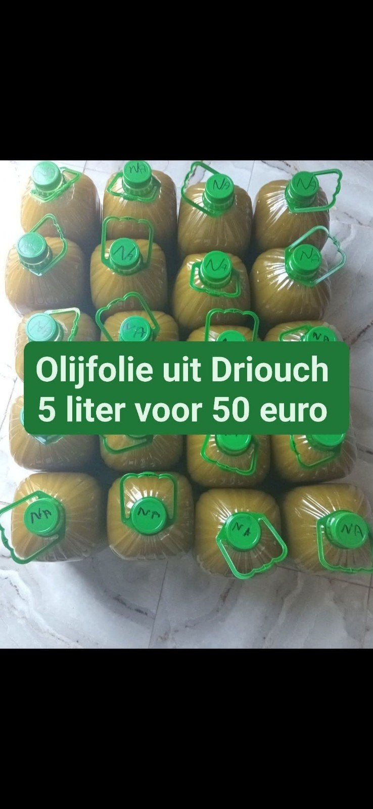 5 liter biologisch olijfolie uit Marokko, Diversen, Levensmiddelen, Ophalen