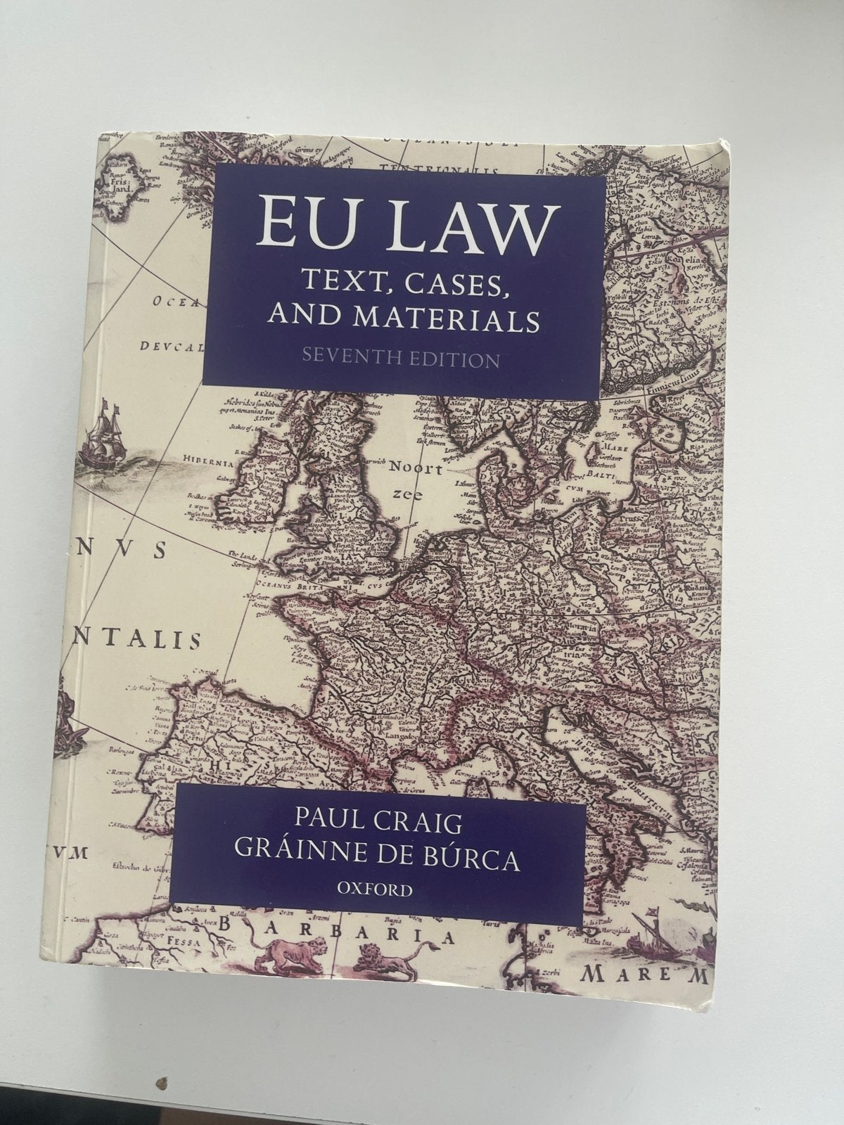 EU LAW - text, cases and materials, Ophalen of Verzenden, Beta, Gelezen, WO