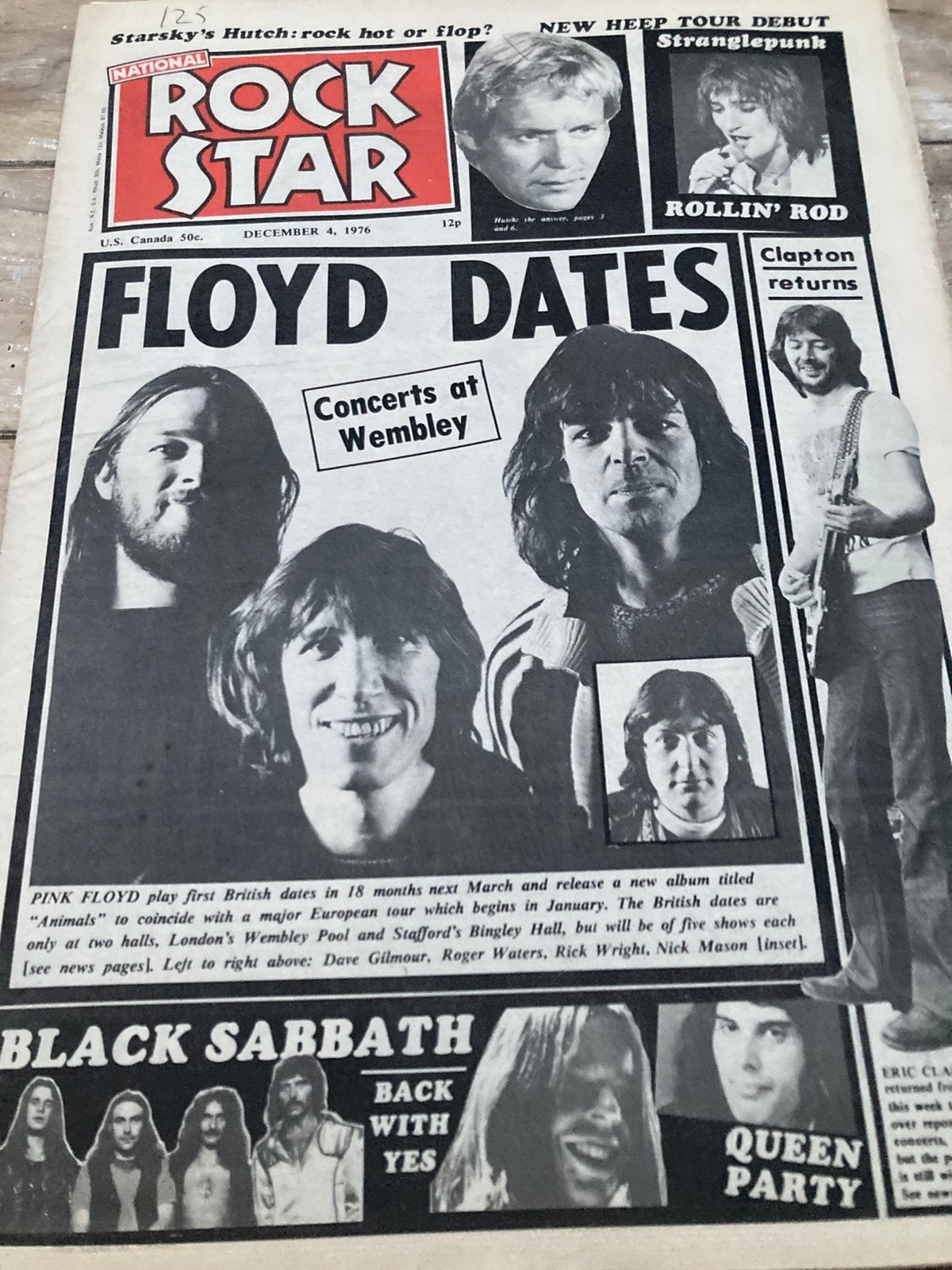 ROCK STAR 1976 10CC Black Sabbath ROXY MUSIC Thin Lizzy, Boeken, Tijdschriften en Kranten, Ophalen of Verzenden, Zo goed als nieuw