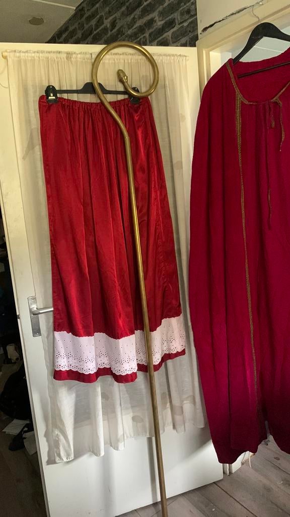 Sinterklaas pak compleet met staaf, Ophalen, Zo goed als nieuw