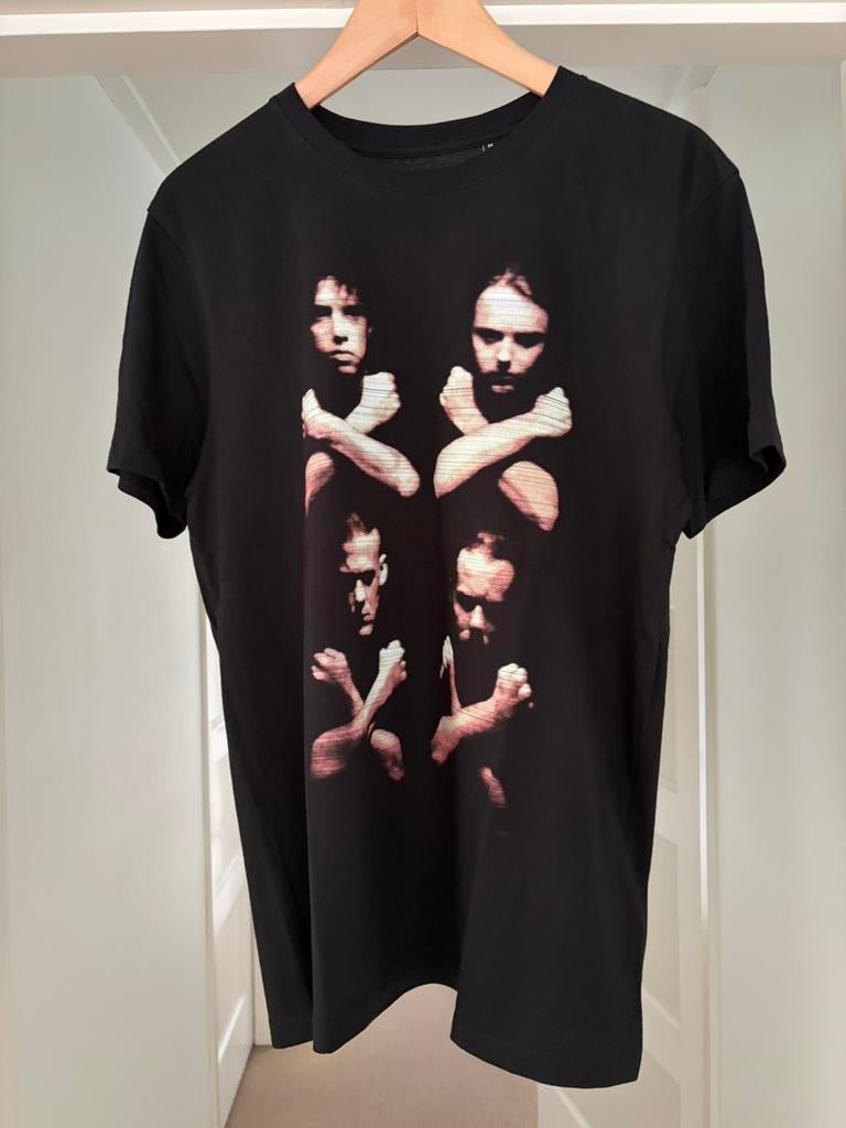 Metallica Black album t-shirt, Ophalen of Verzenden, Zo goed als nieuw, Maat 48/50 (M), Zwart