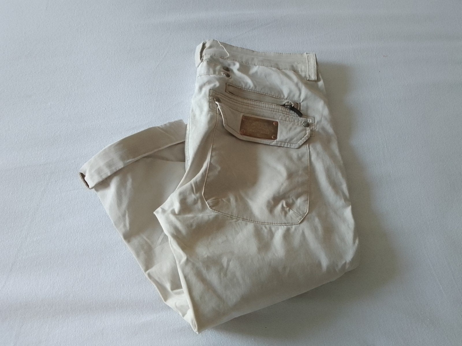 Mos mosh 3/4 broek, Maat 38/40 (M), MOS MOSH, Beige, Ophalen of Verzenden