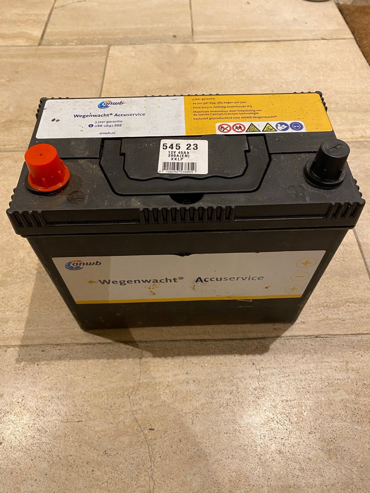 ANWB Accu 45 Ah 390 A (EN) - Nieuwstaat, Auto-onderdelen, Gebruikt, Universele onderdelen