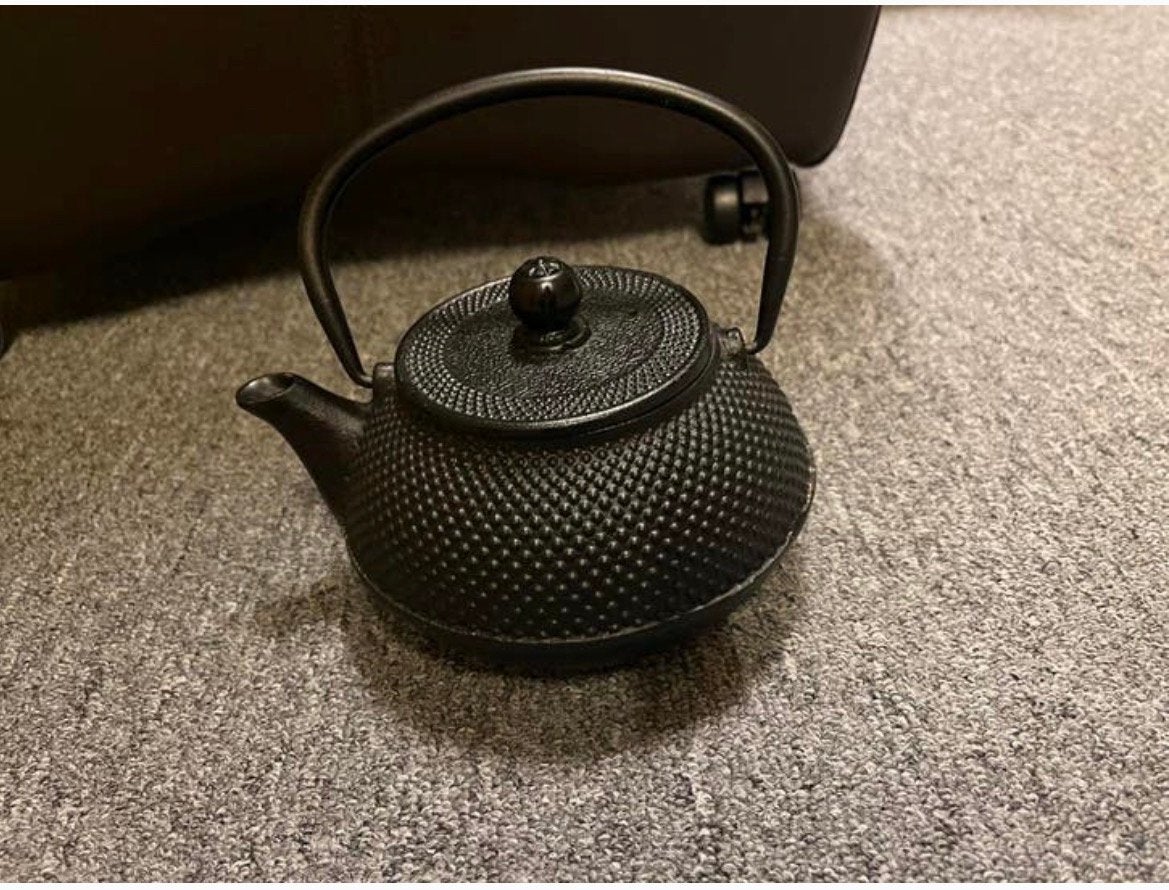 Antiek/vintage zwaar gietijzeren theepot, Antiek en Kunst, Ophalen of Verzenden
