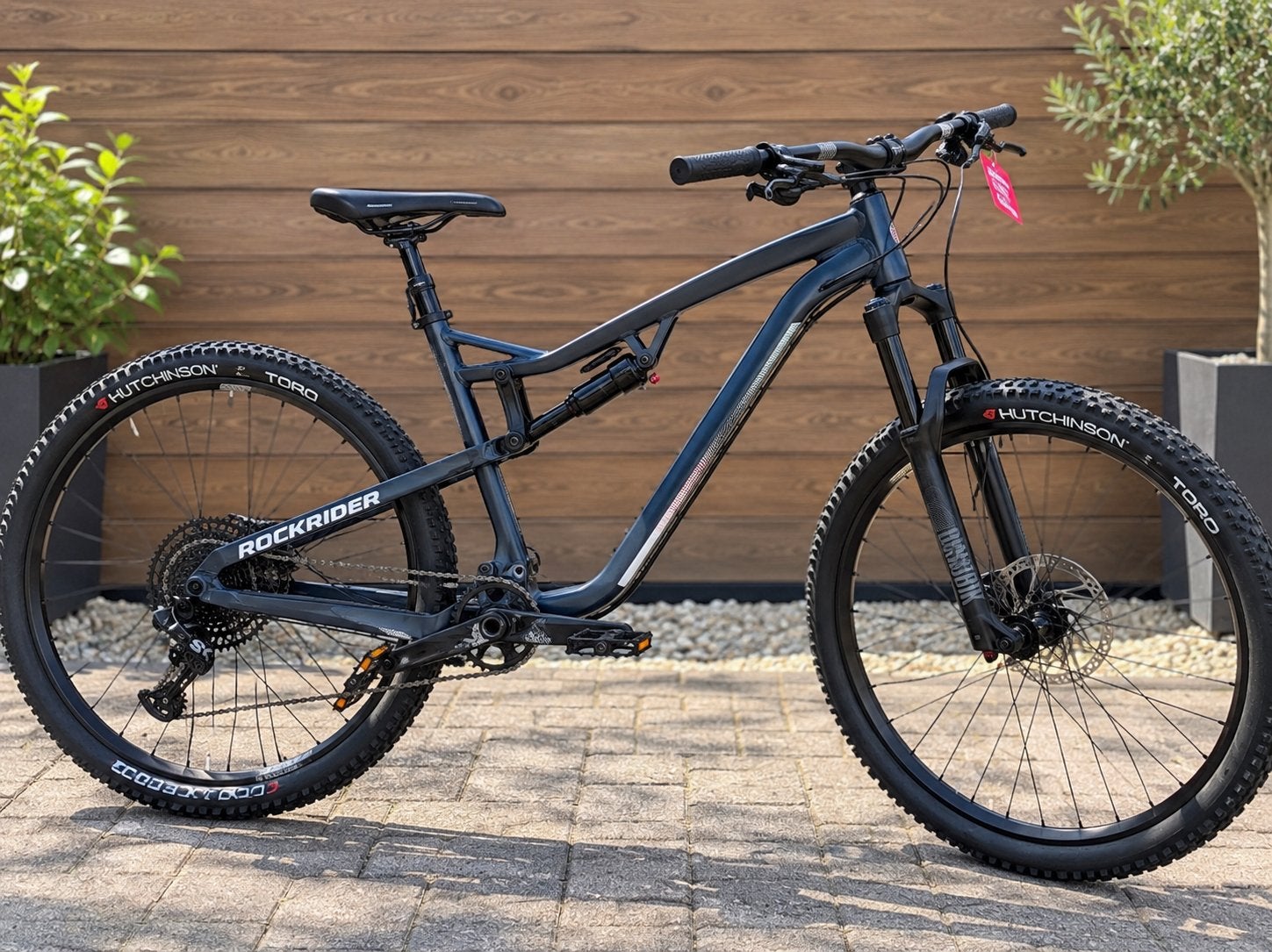 NIEUWE Rockrider AM 50 Full Suspension MTB | Maat L | SRAM, Nieuw, Schijfrem, 53 tot 57 cm, Ophalen