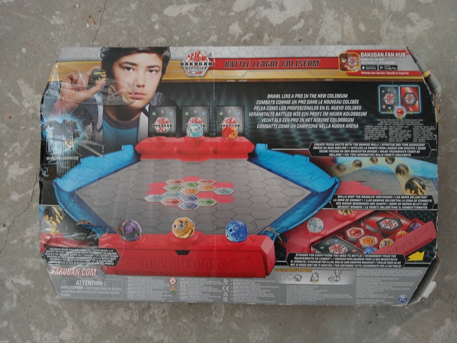 Bakugan Battle League Coliseum Arena Speelset, Ophalen of Verzenden, Gebruikt, Jongen of Meisje