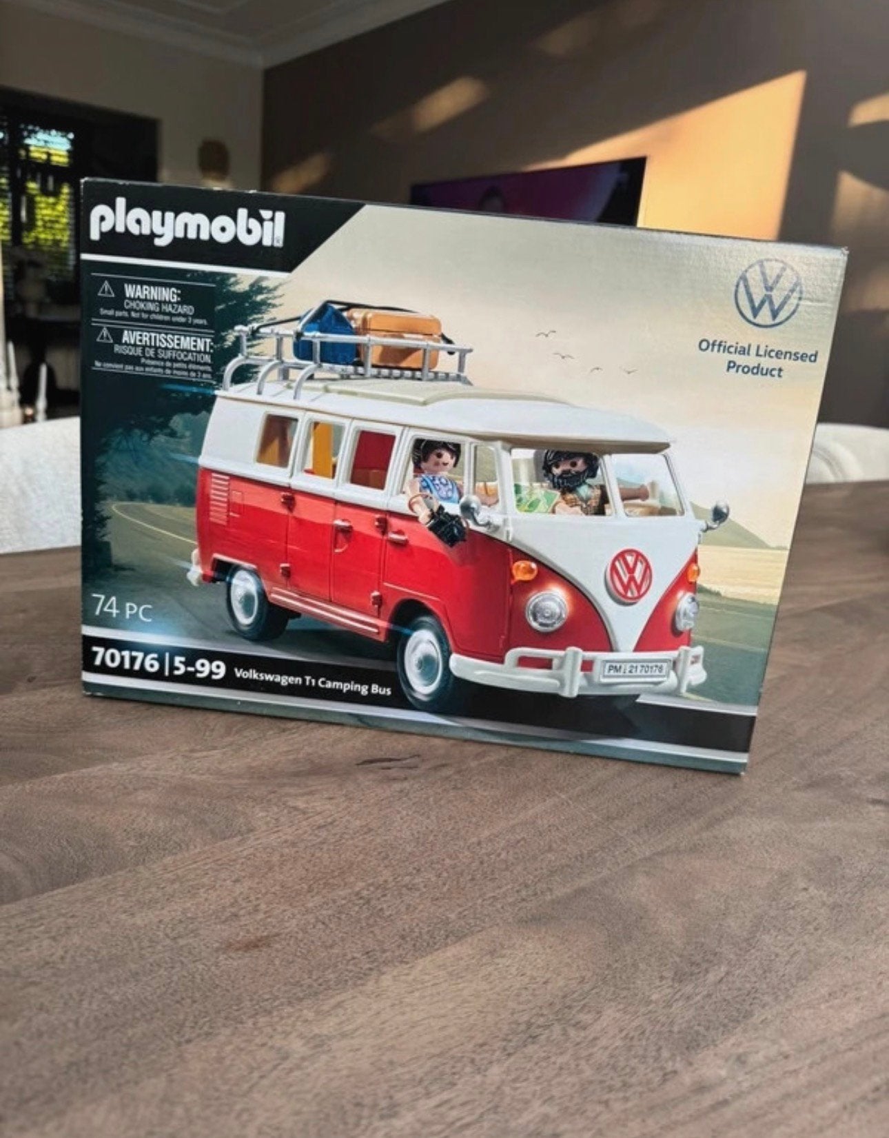 Playmobil - Volkswagen T1 campingbus - 70176 Nieuw in doos., Complete set, Voertuig, Ophalen of Verzenden, Zo goed als nieuw