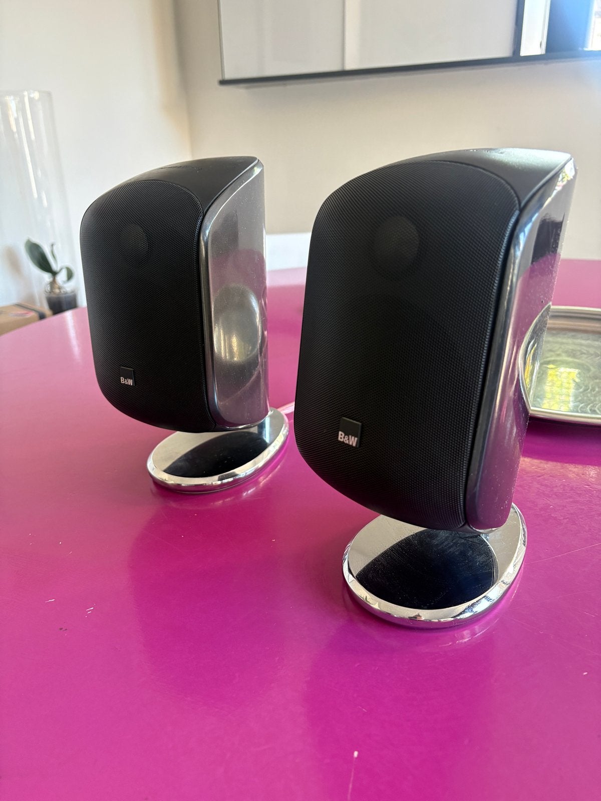 B&W M1 Boekenplank Luidsprekers, Ophalen, Gebruikt, 60 tot 120 watt, Bowers & Wilkins (B&W)