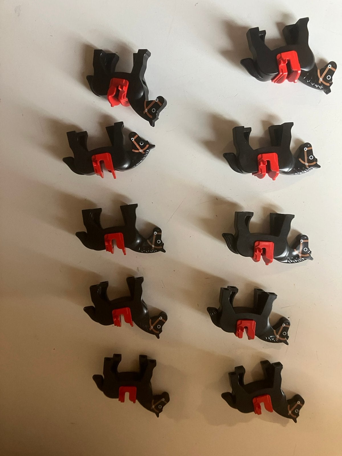 10 paarden zwart, Ophalen of Verzenden, Gebruikt