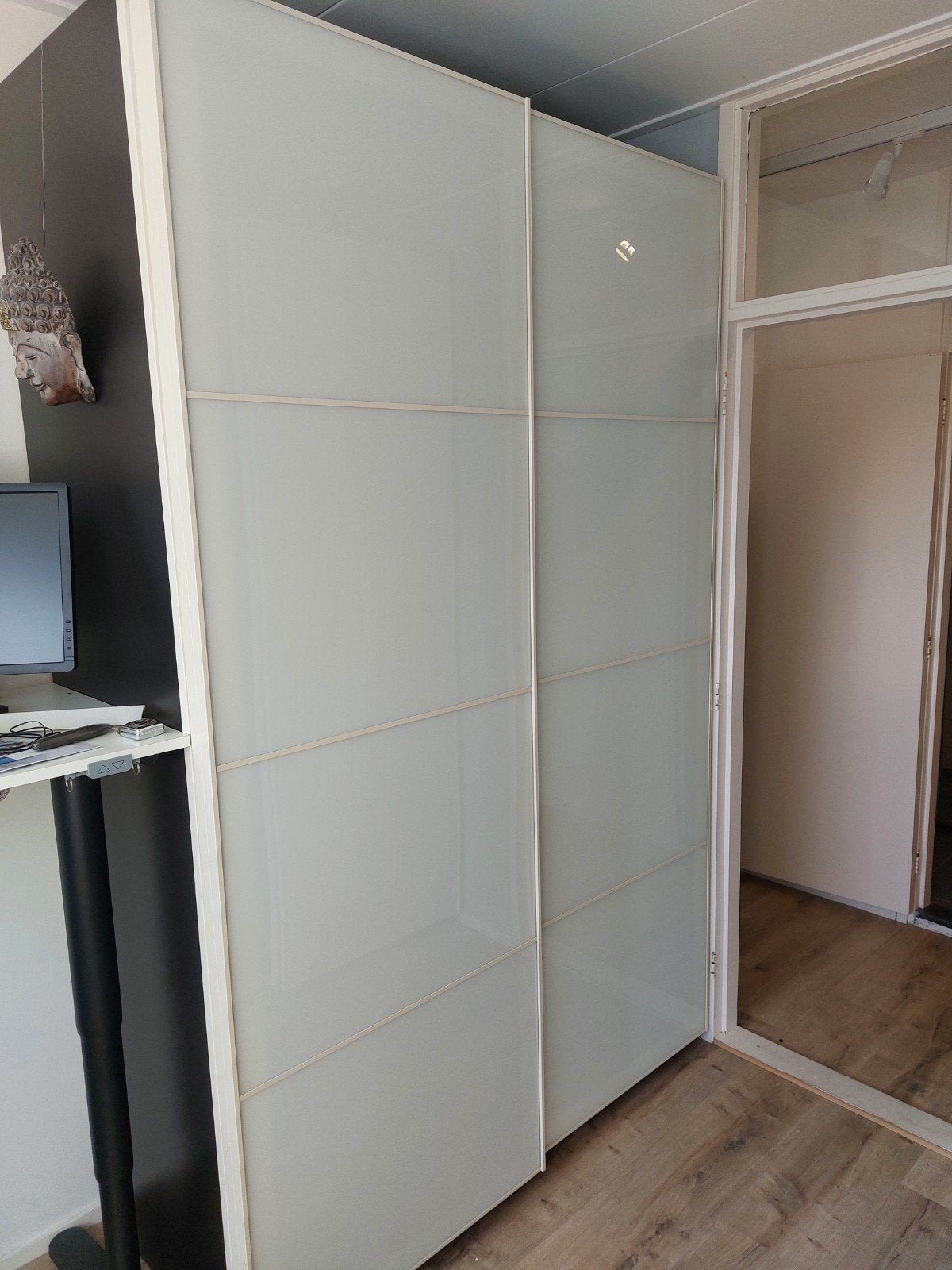Schuifdeuren voor Ikea pax 1.50 mtr totaal, Huis en Inrichting, Kasten | Kledingkasten, Ophalen, Zo goed als nieuw, 200 cm of meer