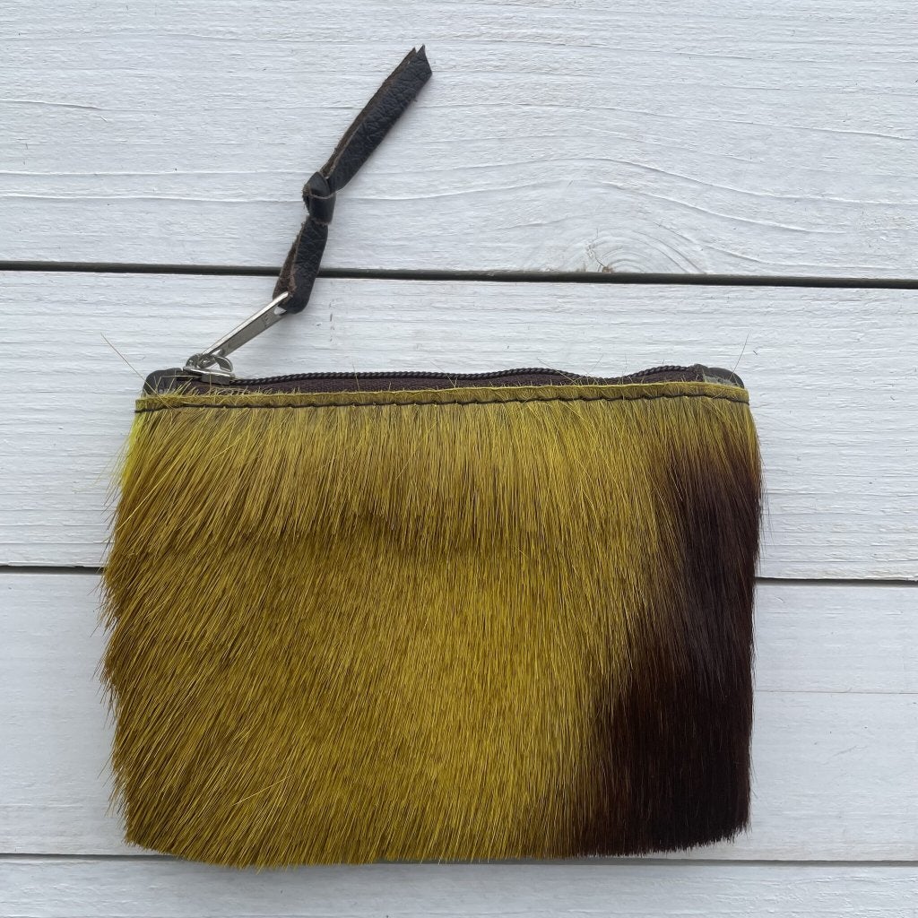 Tas Issy springbok geel 12x9cm #I-5 | Lederstore, Geel, Nieuw, Avondtasje, Grotestraat 32, 5836 AG, Sambeek, The Netherlands