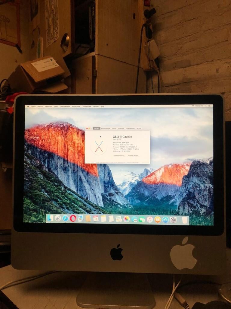 imac, Ophalen, Gebruikt, 20 inch, HDD