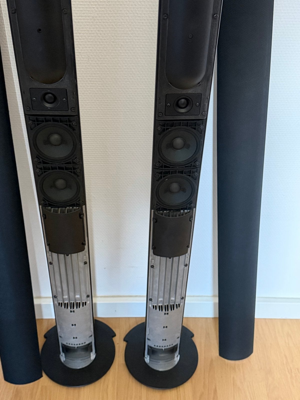 Bang & Olufsen BeoLab 6000 mk 2 speakerset - Zwart, Vloerstaande luidspreker, Gebruikt, Ophalen of Verzenden, Bang & Olufsen