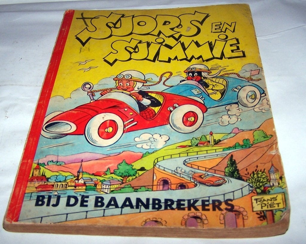 Sjors en Sjimmie 14 Bij de baanbrekers 1e druk 1963. Izgs., Boeken, Eén stripboek, Ophalen of Verzenden, Zo goed als nieuw