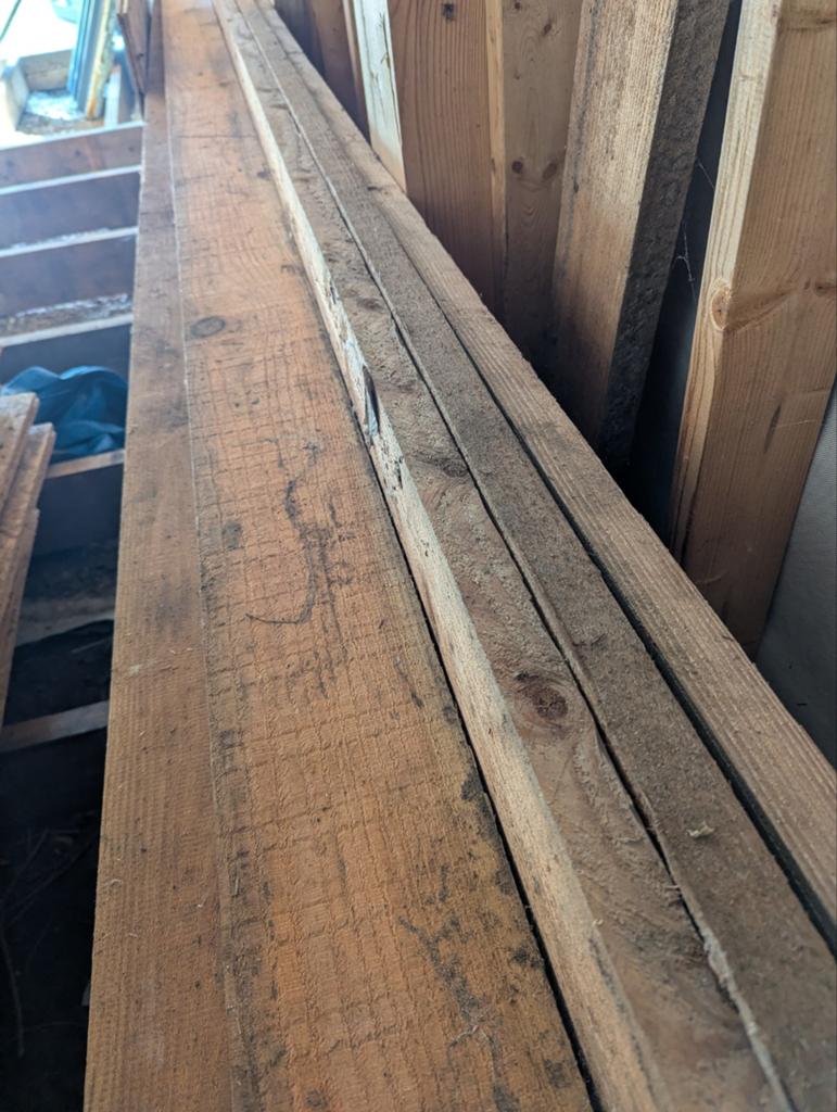 34x Lariks balken 410x150x35, Tuin en Terras, Palen, Balken en Planken, Ophalen, Nieuw, 250 cm of meer, Balken