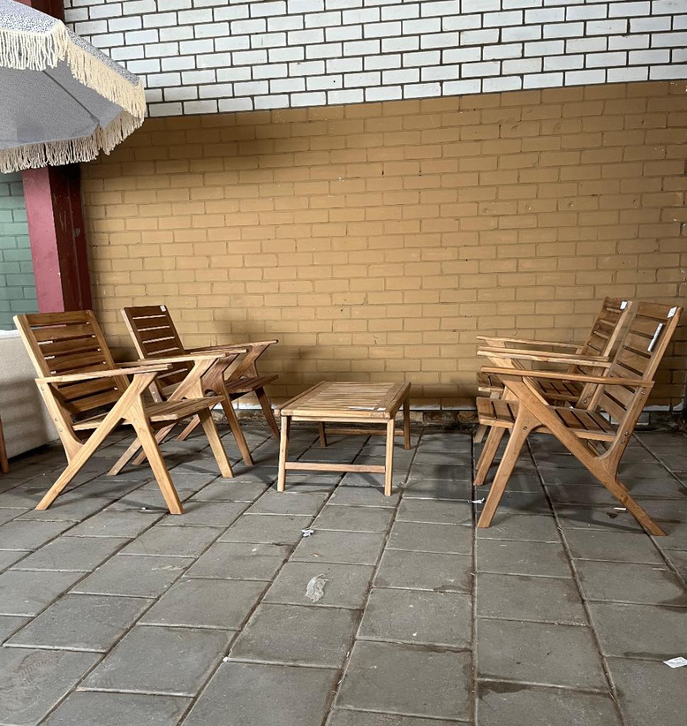 Raw Materials tuinset loungeset Odin | Van €1485, nu voor, Raw Materials, Raw Materials, Teakhout, Nieuw